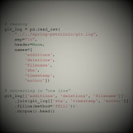 Reading a Git repo’s commit history with Pandas efficiently Reading a Git repo’s commit history with Pandas efficiently