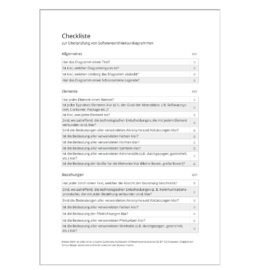 Checkliste Softwarearchitekturdiagramme